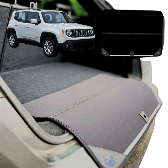 Rear Cargo Boot Bumper Protector for Jeep Renegade 2015 - 2020 - XL (98 x 55) - Black