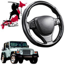 Black Samurai Segmented Steering Wheel Cover for Jeep Wrangler 1996 - 2006 (TJ)-1