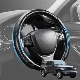 Segmented Steering Wheel Cover for Jeep Wrangler 2006 - 2018 (2-Door JK) - Universal Size