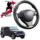Black Samurai Segmented Steering Wheel Cover for Jeep Wrangler 2006 - 2018 (4-Door JK)-1