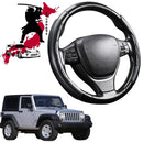Black Samurai Segmented Steering Wheel Cover for Jeep Wrangler 2007 - 2018 Rubicon (JK)-1