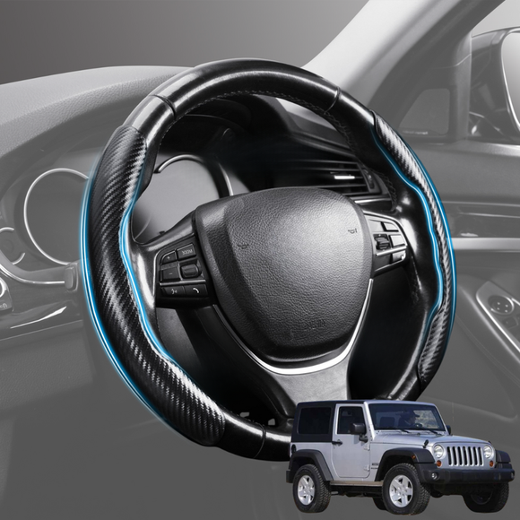 Segmented Steering Wheel Cover for Jeep Wrangler 2007 - 2018 Rubicon (JK) - Universal Size