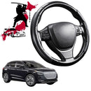Black Samurai Segmented Steering Wheel Cover for Audi Q4 e-tron 2022 - Current-1