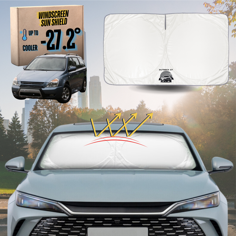 Front Windscreen Sun Shade for Kia Carnival 2006 - 2014 (VQ) - XL 160 x 100 cm