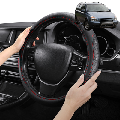 Steering Wheel Cover Pro Extra Layer for Kia Carnival 2006-2014 (VQ) - Breathable & Anti-Slip - Circle 38 cm