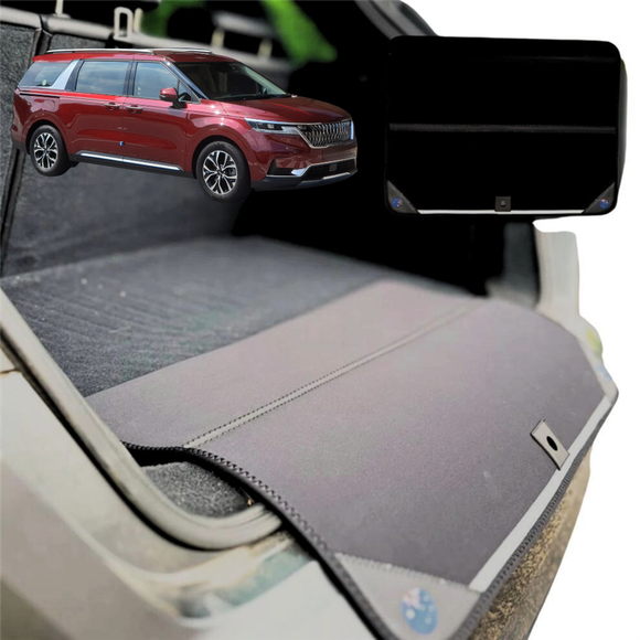 Rear Cargo Boot Bumper Protector for Kia Carnival 2021 - Current (KA4) - Standard (72 x 55) - Black