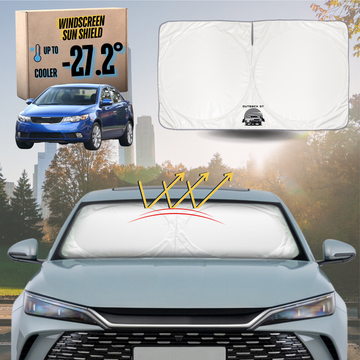 Front Windscreen Sun Shade for Kia Cerato 2009 - 2013 (TD) - Standard 150 x 85 cm