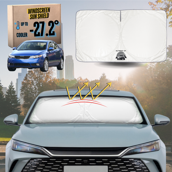 Front Windscreen Sun Shade for Kia Cerato 2009 - 2013 (TD) - Standard 150 x 85 cm