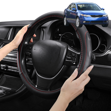 Steering Wheel Cover Pro Extra Layer for Kia Cerato 2009-2013 (TD) - Breathable & Anti-Slip - Circle 38 cm