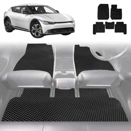6D Diamond Car Floor Mats for Kia EV6 2022 - Current - Custom-Fit Carpet Liner