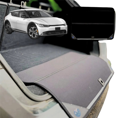 Rear Cargo Boot Bumper Protector for Kia EV6 2022 - Current - XL (98 x 55) - Black