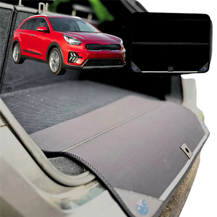Rear Cargo Boot Bumper Protector for Kia Niro 2016 - 2022 (DE) - XL (98 x 55) - Black