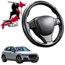 Black Samurai Segmented Steering Wheel Cover for Audi Q5 SQ5 2009 - 2017 (8R)-1