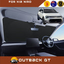 Front Windscreen Sun Shade for Kia Niro 2022 - Current (EV SG2) - Standard 150 x 85 cm - Black-1
