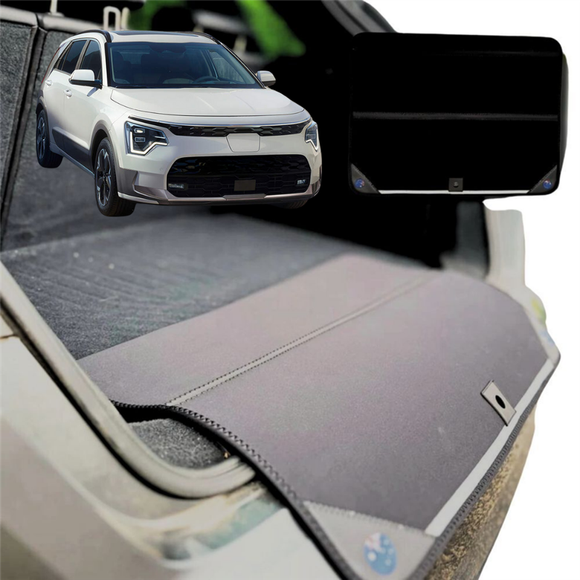 Rear Cargo Boot Bumper Protector for Kia Niro 2022 - Current (EV SG2) - XL (98 x 55) - Black