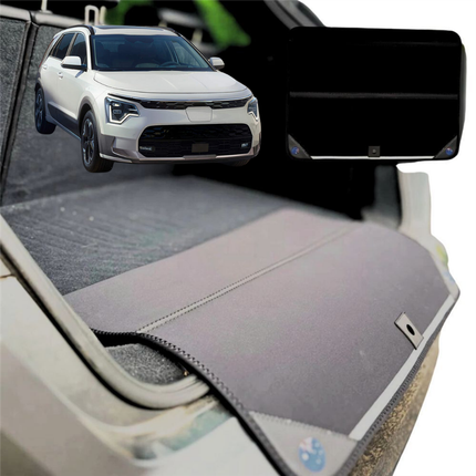 Rear Cargo Boot Bumper Protector for Kia Niro 2022 - Current (HEV SG2) - XL (98 x 55) - Black