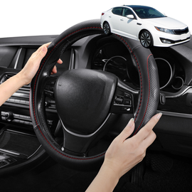 Steering Wheel Cover Pro Extra Layer for Kia Optima 2010-2015 (TF) - Breathable & Anti-Slip - Circle 38 cm