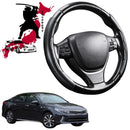 Black Samurai Segmented Steering Wheel Cover for Kia Optima 2016 - 2020 (JF)-1