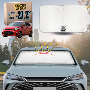 Front Windscreen Sun Shade for Kia Picanto 2017 - Current (JA) - Standard 150 x 85 cm