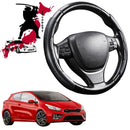 Black Samurai Segmented Steering Wheel Cover for Kia Pro Cee'd 2014 - 2019-1