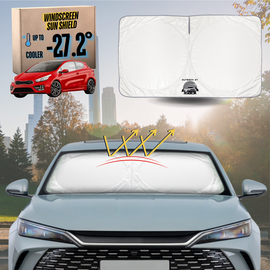 Front Windscreen Sun Shade for Kia Pro Cee'd 2014 - 2019 - Standard 150 x 85 cm