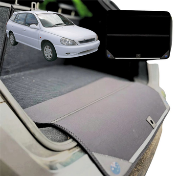 Rear Cargo Boot Bumper Protector for Kia Rio 2000 - 2005 (DC) - Standard (72 x 55) - Black