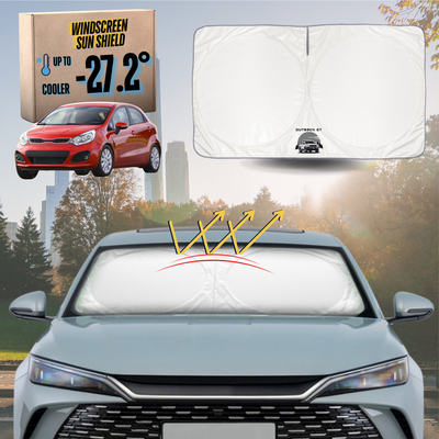 Front Windscreen Sun Shade for Kia Rio 2012 - 2016 (UB) - Standard 150 x 85 cm