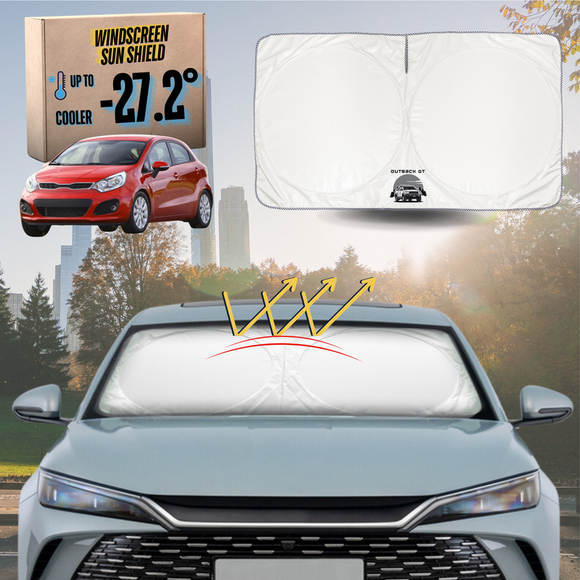 Front Windscreen Sun Shade for Kia Rio 2012 - 2016 (UB) - Standard 150 x 85 cm