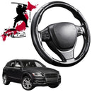 Black Samurai Segmented Steering Wheel Cover for Audi Q5 SQ5 2017 - Current FY-1