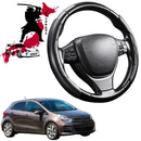 Black Samurai Segmented Steering Wheel Cover for Kia Rio 2016 - Current (YB SC)-1