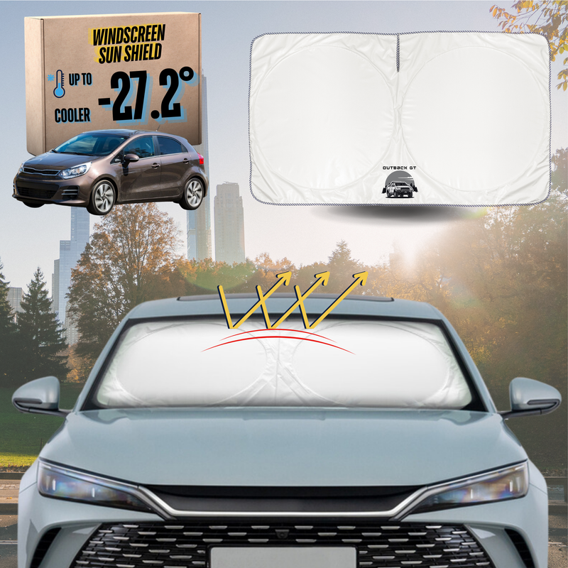 Front Windscreen Sun Shade for Kia Rio 2016 - Current (YB SC) - Standard 150 x 85 cm