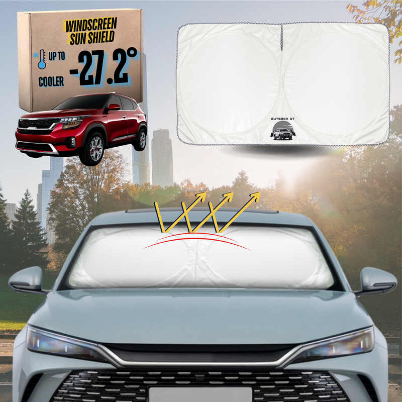 Front Windscreen Sun Shade for Kia Seltos 2019 - Current (KX3 SP2c) - Standard 150 x 85 cm