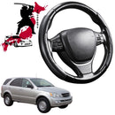 Black Samurai Segmented Steering Wheel Cover for Kia Sorento 2003 - 2008 (BL)-1