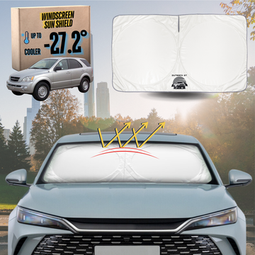 Front Windscreen Sun Shade for Kia Sorento 2003 - 2008 (BL) - Standard 150 x 85 cm