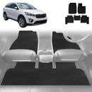 6D Diamond Car Floor Mats for Kia Sorento 2015 - 2020 (UM) - Custom-Fit Carpet Liner-1