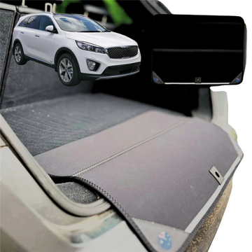 Rear Cargo Boot Bumper Protector for Kia Sorento 2015 - 2020 (UM) - XL (98 x 55) - Black