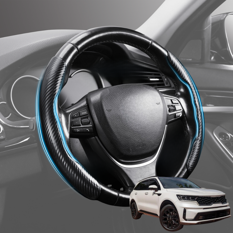Segmented Steering Wheel Cover for Kia Sorento 2021 - Current (MQ4) - Universal Size