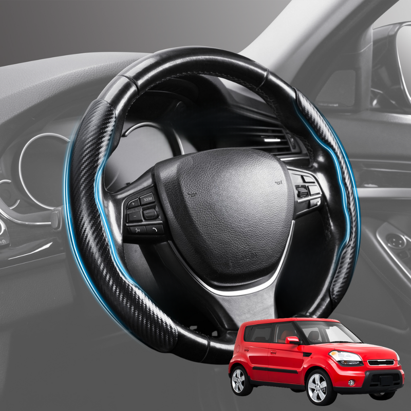 Segmented Steering Wheel Cover for Kia Soul 2008 - 2013 AM - Universal Size
