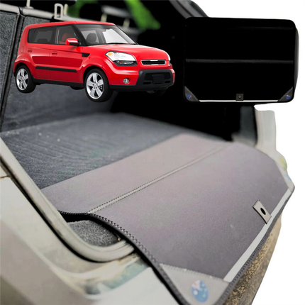 Rear Cargo Boot Bumper Protector for Kia Soul 2008 - 2013 AM - XL (98 x 55) - Black