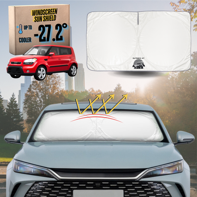 Front Windscreen Sun Shade for Kia Soul 2008 - 2013 AM - Standard 150 x 85 cm