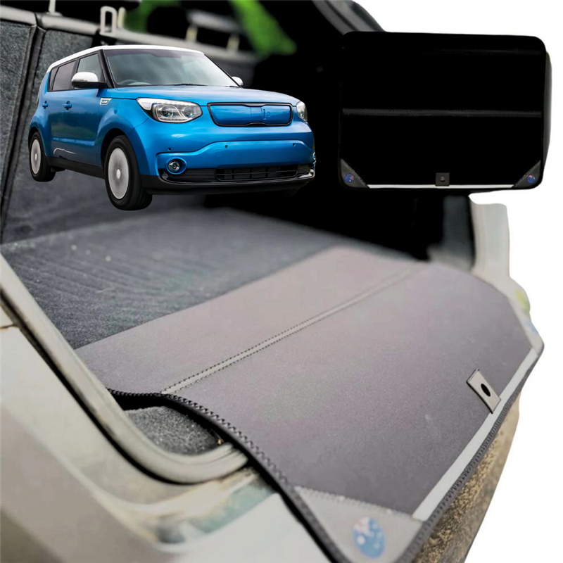 Rear Cargo Boot Bumper Protector for Kia Soul 2014 - 2019 - Standard (72 x 55) - Black