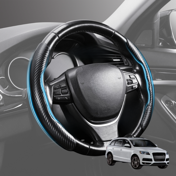 Segmented Steering Wheel Cover for Audi Q7 SQ7 2005 - 2015 4L - Universal Size