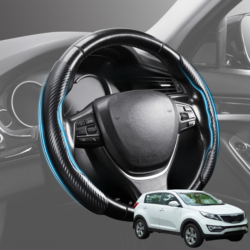Segmented Steering Wheel Cover for Kia Sportage 2010 - 2015 - Universal Size