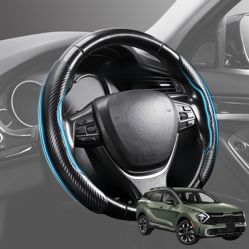 Segmented Steering Wheel Cover for Kia Sportage 2021 - Current (NQ5) - Universal Size