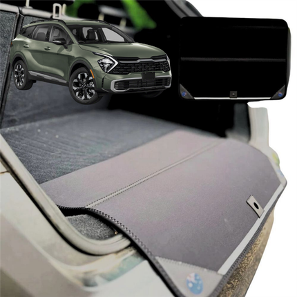 Rear Cargo Boot Bumper Protector for Kia Sportage 2021 - Current (NQ5) - XL (98 x 55) - Black