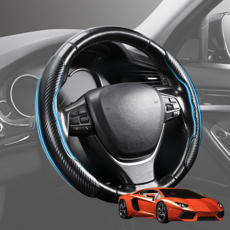 Segmented Steering Wheel Cover for Lamborghini Aventador 2011 - Current - Universal Size