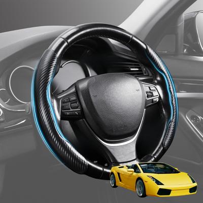 Segmented Steering Wheel Cover for Lamborghini Gallardo 2003 - 2014 - Universal Size