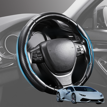 Segmented Steering Wheel Cover for Lamborghini Huracan 2014 - Current - Universal Size