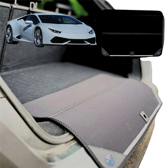 Rear Cargo Boot Bumper Protector for Lamborghini Huracan 2014 - Current - Standard (72 x 55) - Black
