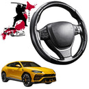 Black Samurai Segmented Steering Wheel Cover for Lamborghini Urus 2018 - Current-1